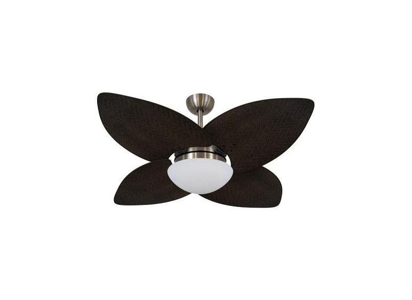 Ventilador De Teto Kovalski Bronze 4 Pás Palmae Tabaco 127V - Mais De