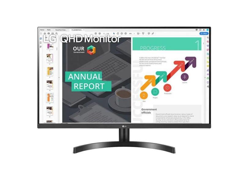 Monitor Lg 31.5 Hd Hdmi De Pol 32Qn600 B 75Hz Quad Ips Hdr Dp