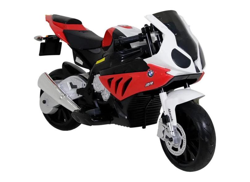 Mini Moto Elétrica Bel Brink BMW S1000 RR Vermelha 12V 3+ 928000