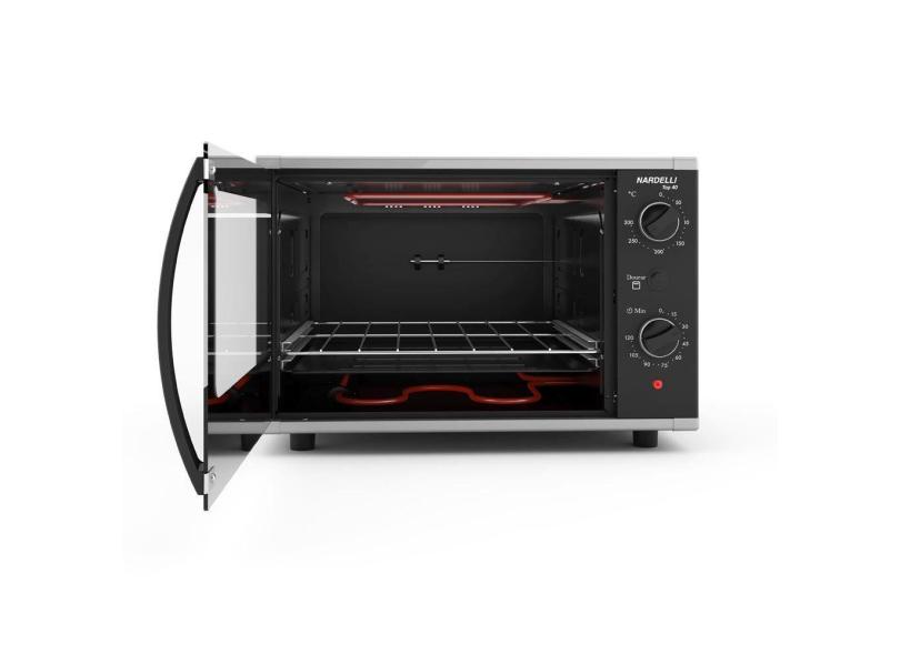 Forno Elétrico De Bancada 40 Litros Nardelli Top 40 Black Preto 110v
