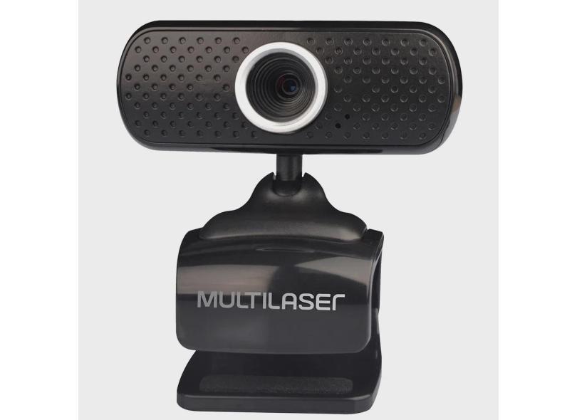 Webcam Multilaser HD 480P Sensor Cmos USB Preto - WC051