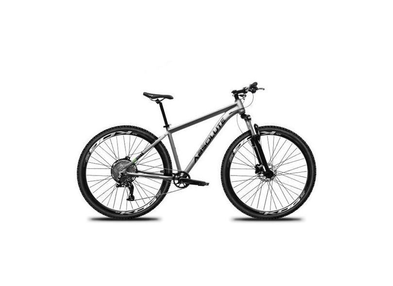 Bicicleta Absolute Nero 5 12 Marchas Com Freios Hidráulicos, Cinza, 21