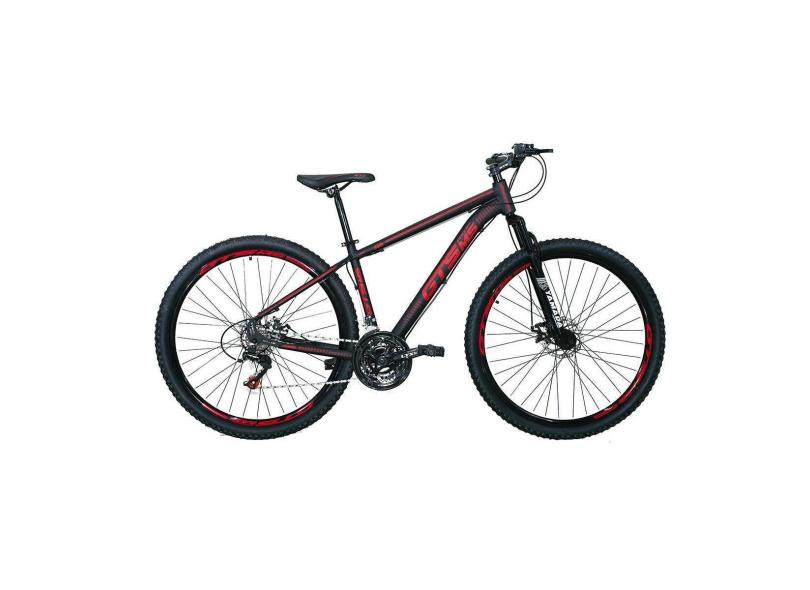 Bicicleta Gts Pro M5 Techs Alumínio Aro 29 Freio a Disco 21 Marchas-Unissex