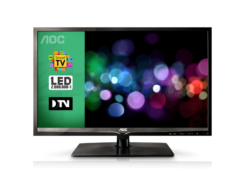 TV LED 42" Smart TV AOC Full HD 3 HDMI Conversor Digital Integrado LE42D5520