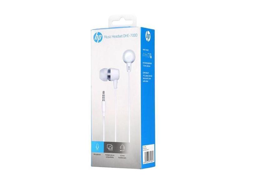 Fone de ouvido intra dhe-7000 branco