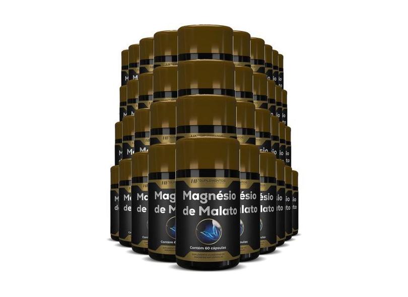 40x MAGNÉSIO DIMALATO PREMIUM 550MG 60 CAPS ATACADO - HF SUPLEMENTOS