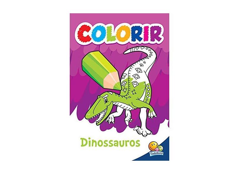 Livro - Dinossauros - Livro para pintar em Promoção na Americanas