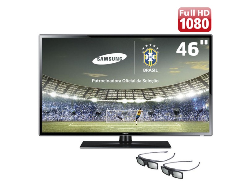 TV LED 46" Samsung Série 6 3D Full HD 2 HDMI UN46F6100