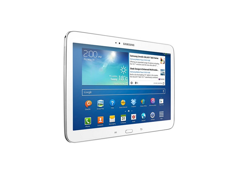 Tablet Samsung Galaxy Tab 3 16 GB 10.1" 3G Wi-Fi Android 4.2 (Jelly Bean Plus) 3 MP GT-P5200