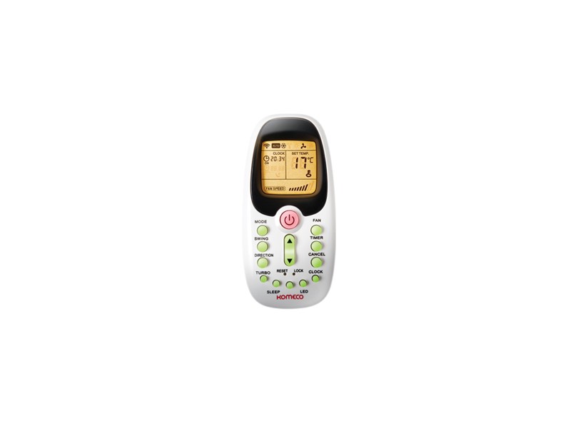 Ar Condicionado Split Hi Wall Komeco Window 7.000BTUs Controle Remoto ...