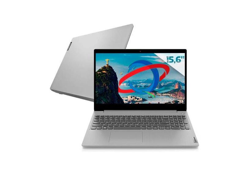 Notebook Lenovo Ideapad 3i - Tela 15.6, Intel i3 10110U, RAM 12GB, SSD