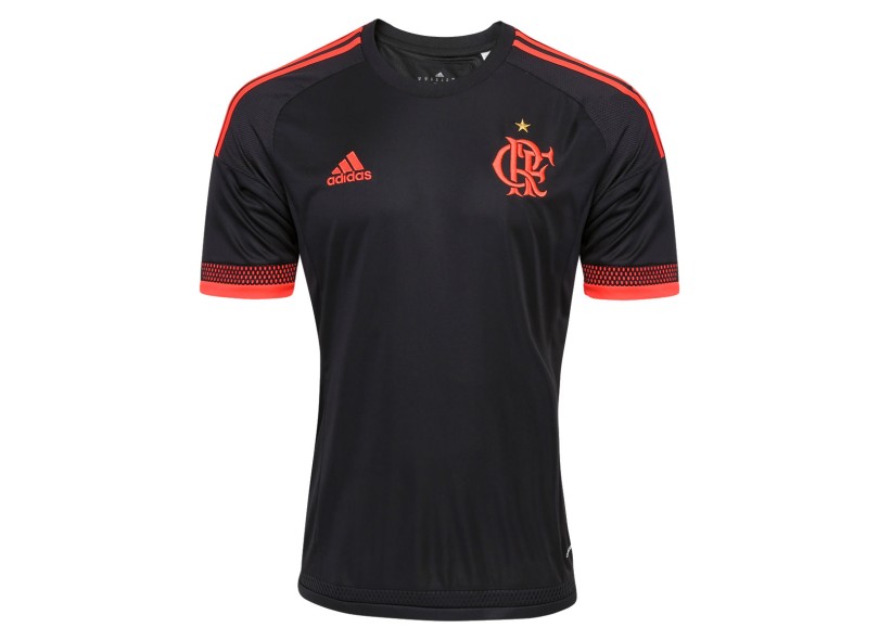 Camisa Torcedor Flamengo III 2016 com Número Adidas