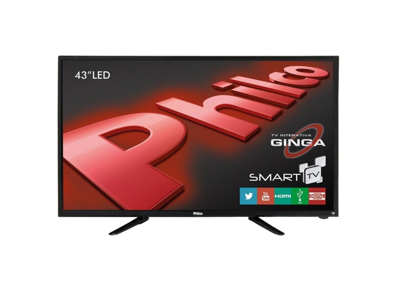 Smart TV TV LED 43 " Philco Full PH43N91DSGW