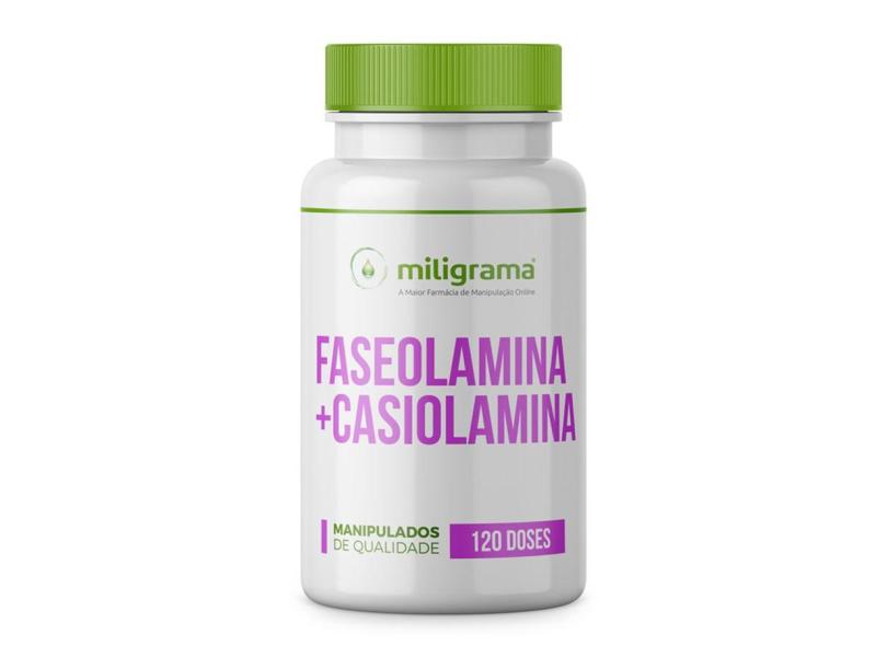 Faseolamina 250mg com Casiolamina 250mg 120 Cápsulas com o Melhor Preço ...