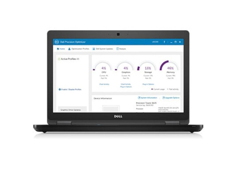 Notebook Dell Precision Workstation Intel Core i5 7440HQ 7ª Geração 16 GB de RAM 256.0 GB 17.3 " Windows 10 7720
