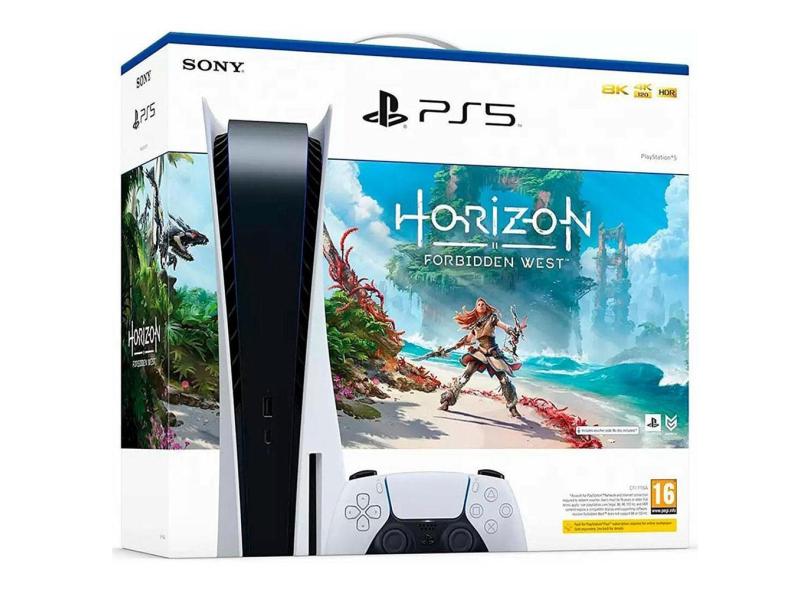 Console Playstation 5 825 GB Sony Bundle Horizon Forbidden West 4K HDR