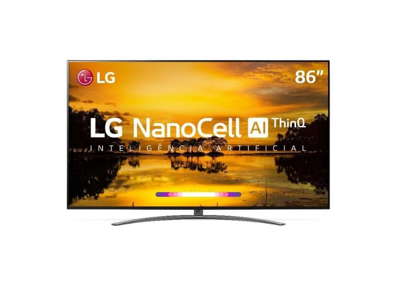 Smart TV TV LED 86 " LG 4K HDR NanoCell 86SM9070PSA 4 HDMI