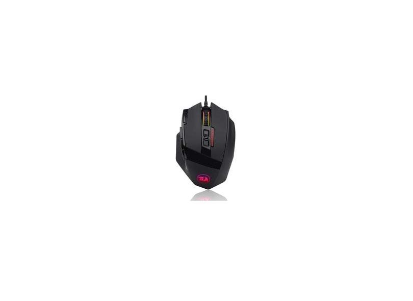 Mouse Gamer Redragon Sniper RGB 12400dpi 9 Botões - M801-RGB