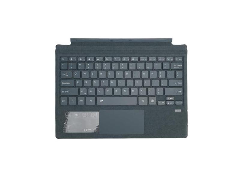 Teclado Magnético BT RGB Retroiluminado para Tablet Com Touchpad de Controle de Gestos para Pro 7+ 2021, Pro 7 2019, Pro 6 2018, Pro 5 2017, Pro 4 12,3 Polegadas, Pro 3 2014 12