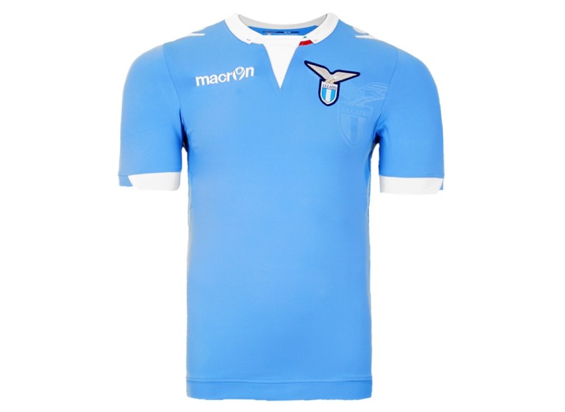 Camisa Torcedor Lazio I 2014/15 com Número Macron