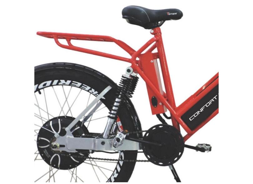 Bicicleta Elétrica Duos Bikes Aro 26 Suspensão Dianteira Freio a Disco Mecânico Confort Full