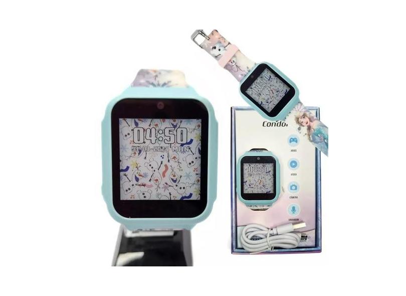 Relógio Interativo Smartwatch Infantil Condor com Jogose Câmera, Único