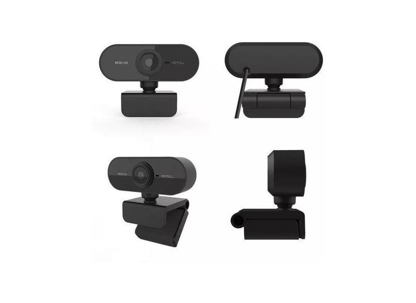 Webcam Full HD 1080p USB com Microfone Embutido - ASXDISPOR - Alinee