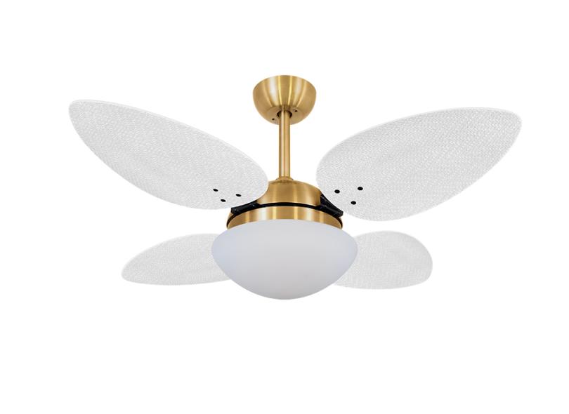 Ventilador de Teto com Controle Remoto Volare VR42 Pétalo Palmae 105 cm 4 Pás