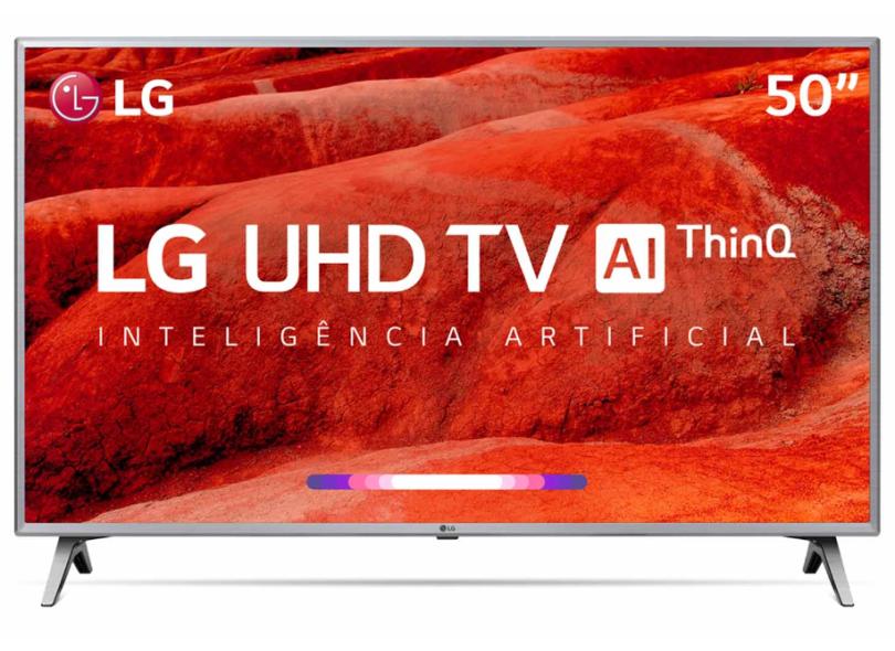 Smart tv led 50" lg thinq ai 4k hdr 5... Com o melhor preço é...