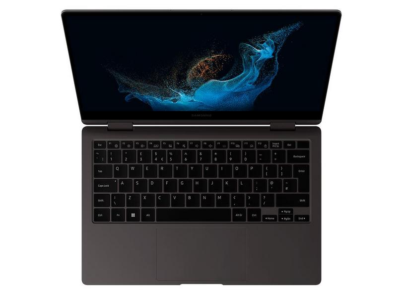 Notebook 2 em 1 Samsung Galaxy Book2 360 NP730QEDKS2BR Intel Core i7
