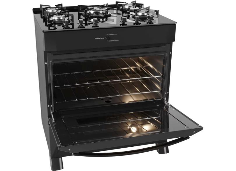 Fogão de Piso Suggar 5 Bocas Acendimento Automático Max Cook