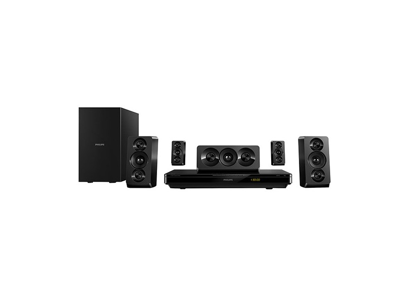 Home Theater Blu-Ray Philips 3D 5.1 Canais 800 W