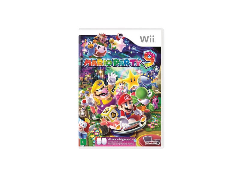 Jogo Mario Party 9 Nintendo Wii