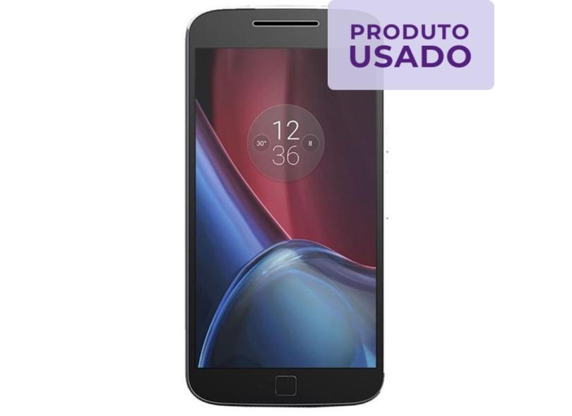 Smartphone Motorola Moto G G4 Plus Usado 32GB 16.0 MP 2 Chips Android 6.0 (Marshmallow) 4G Wi-Fi
