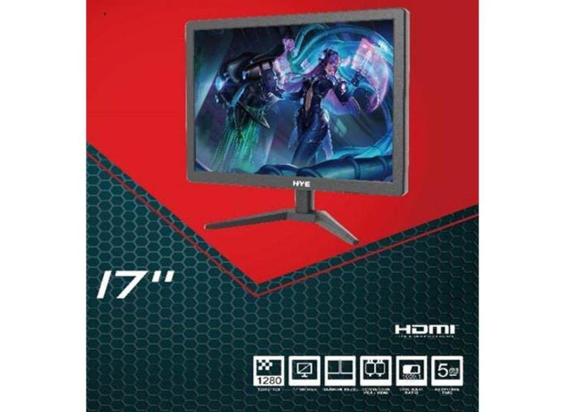 Monitor 17 Hye HYE17NLM LED HDMI/VGA 5MS