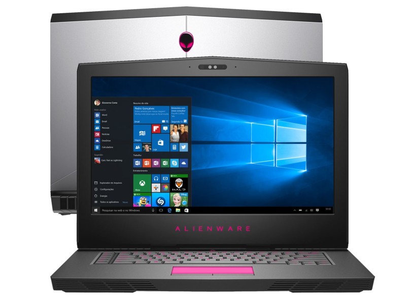 Notebook Dell Alienware 15 Intel Core i7 6700HQ 16 GB de RAM 1024 GB Híbrido 128.0 GB 15.6 " GeForce GTX 1060 Windows 10 Home AW-15R3-A40