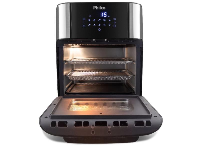 Fritadeira Elétrica Sem óleo Philco Air Fryer Oven Pfr2200p 12l Inox