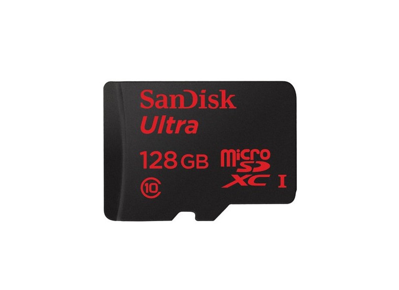 Cartão de Memória Micro SDXC-I com Adaptador SanDisk Ultra 128 GB SDSDQUA-128G-G46A