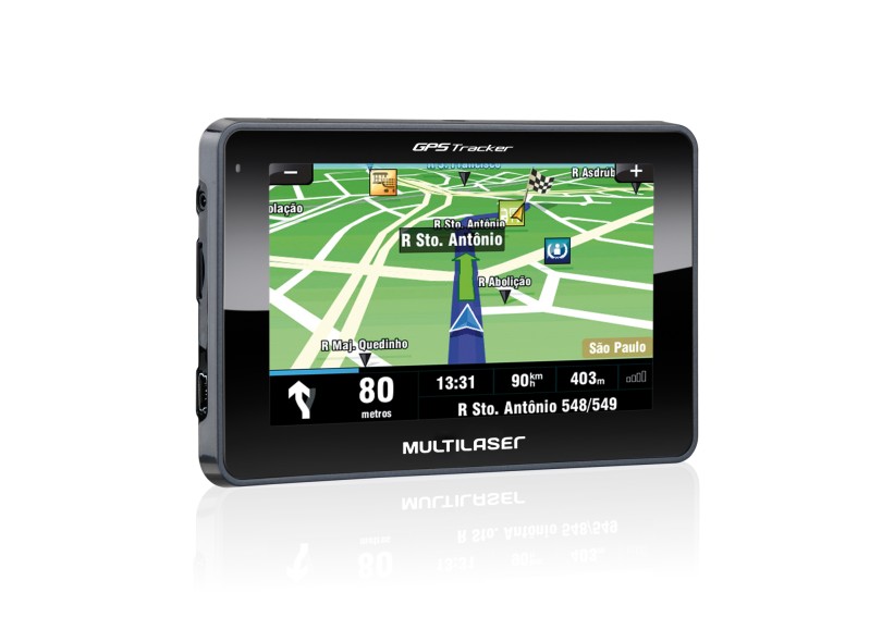 GPS Automotivo Multilaser Gps Tracker III GP033 4.3 "