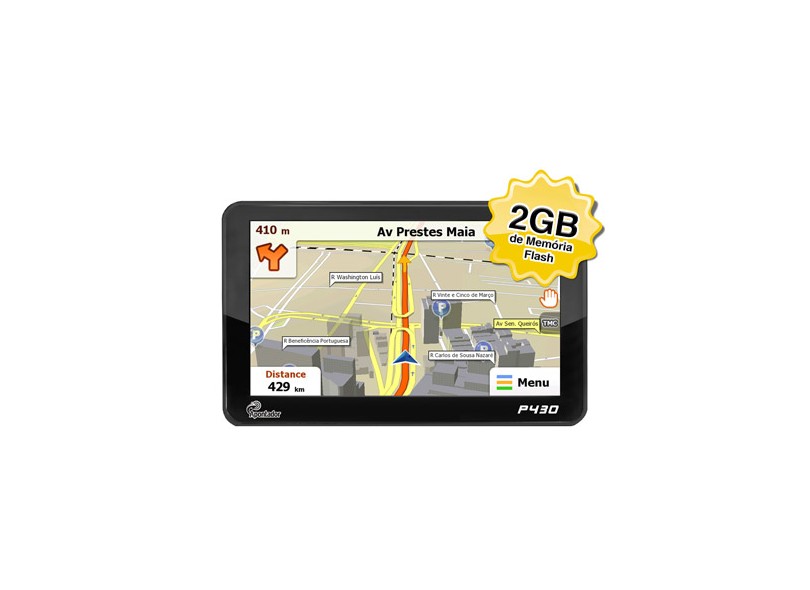 GPS Automotivo Apontador Touchscreen P430