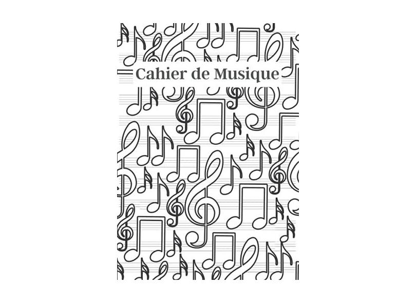 Cahier de Musique: Carnet de partitions vierges, grand format A4, papier manuscrit avec 12 portées par page. Solfège, piano, composition musicale