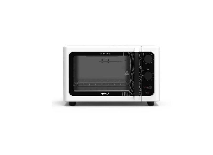 Forno De Bancada Elétrico Com Grill Dourador Dako Supreme 44 Litros 11