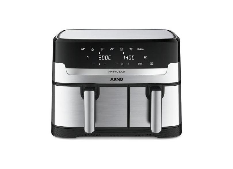Fritadeira Sem Óleo Airfryer Arno Dual 5,2l+3,1l Afd2 ACTIFRY FRYER
