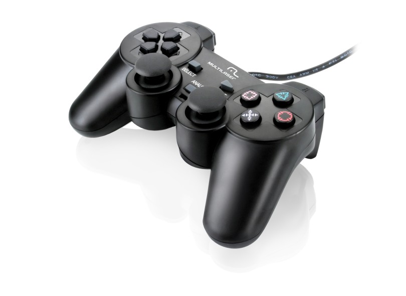 Controle Playstation 2 Playstation 3 PC JS071 - Multilaser