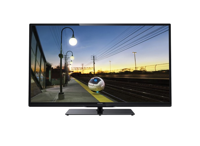 TV LED 50" Philips Série 4000 Full HD 3 HDMI Conversor Digital Integrado e Interativo (DTVi) 50PFL4008G/78