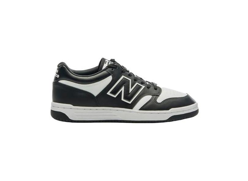 TENIS NEW BALANCE 480 LOW MASCULINO BLACK/WHITE, Calçados Masculinos, PRETO/BRANCO, 39