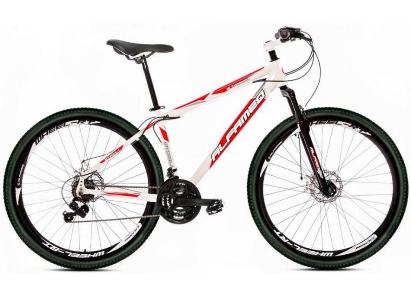 Bicicleta Mountain Bike Alfameq 21 Marchas Aro 29 Suspensão Dianteira Freio a Disco Mecânico Stroll