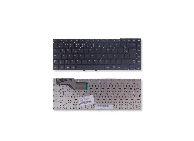 Teclado Para Notebook Bringit Compatível Com Samsung Np270e4e-Kd9  Pre