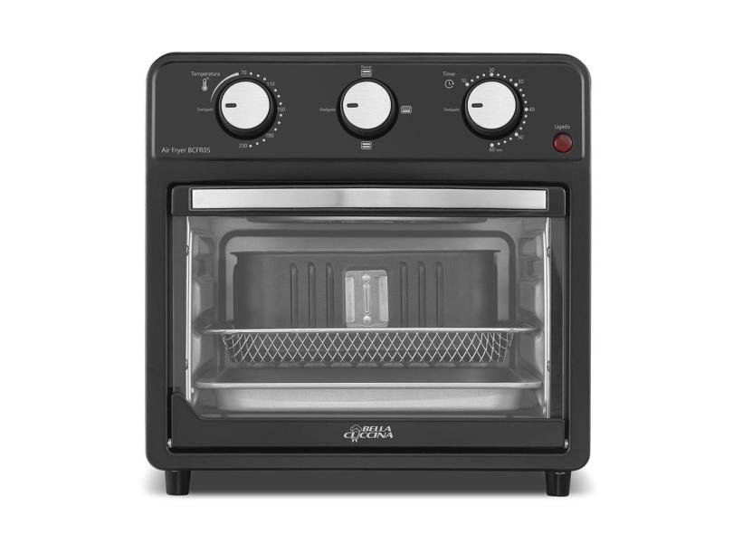 Fritadeira Air Fryer Bella Cuccina 12l Preta Bcfr05