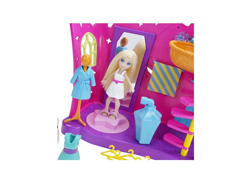 Boneca Polly Salão de Beleza Cor Surpresa Mattel